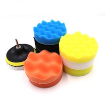 드라이뷰 전동드릴용 광택패드 12종 세트 지름 10cm, 4인치 광택패드 11종세트