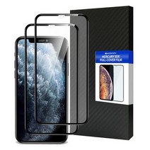 구스페리 풀커버 강화유리 휴대폰 액정보호필름 2개, 1세트