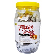터키쉬 딜라이트 믹스너츠 츄잉젤리 석류 오렌지맛 50개입 랜덤발송, 1개, 1000g