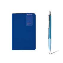 모나미 지퀸스 노트 The Color A6 + 제니스7 유성볼펜 랜덤발송, 로얄블루, 1세트