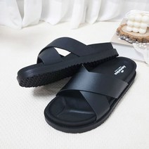 디아 남성용 모코 크로스 쿠션 슬리퍼 3cm
