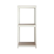 피피랙 무볼트 무소음 조립식 앵글선반 3단 500 x 400 x 1200 mm 6R02WW0504123, 백색