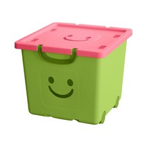 보노하우스 파스텔믹스 무빙 해피박스 44L, 그린 + 핑크(뚜껑), 1개