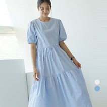 쿨쿠 퍼프 캉캉 반팔 원피스