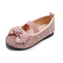 키즈트리 여아용 스팽글 플랫 구두 XZ-470