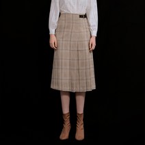 주드맥콜 Nicole Check Pleated Skirt