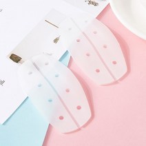 디퍼플 브래지어 끈 눌림 미끄럼 방지 실리콘 에어패드, 2개, 화이트