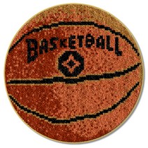 라운드 카페트 러그 DIY 스킬 자수 세트 중국어버전 흰색인쇄메쉬, NO 01, 1세트