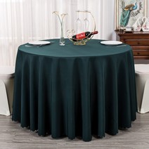 알럽홈 맞춤형 스퀘어 레이스 포인트 레스토랑 식탁보, 딥그린, 160 x 160 cm