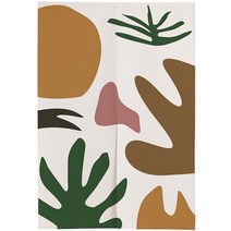 마켓A 심플아트 인도어 하프 커튼