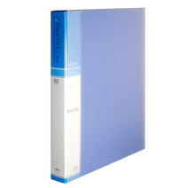 위즈오피스 PP 컬러 링 파일, 블루, 1개
