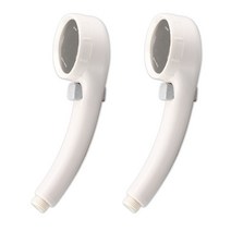 OON 온오프 스탑퍼 샤워 헤드 화이트, 2개