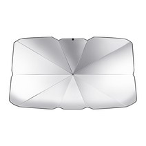 PLUS 블랙핏 티타늄 우산형 햇빛가리개, 1개