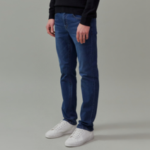 RAUMMEN 남성용 내츄럴 워싱 스트레치 데님 팬츠