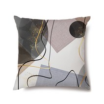 더플로우컴퍼니 클래식 골드라인 대리석 소파 쿠션, 024