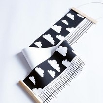 스토리빙 북유럽 감성 인테리어 구름 키재기 자, 혼합색상