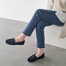 가이아슈 여성용 루엘 키높이 스웨이드 드라이빙 로퍼 3cm