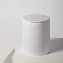 서클서클 쓰레기통 대, 화이트, 1개