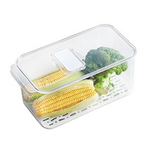 투명 PET 냉장고 숨구멍 정리 용기 6531(대형), 1개입, 1개