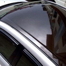 자동차 루프 스킨 랩핑지 유광 길이 250cm x 폭 135cm, 블랙, 1개