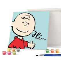 아이러브페인팅 피너츠 DIY PAINTING 20 x 20 cm, 하이 찰리