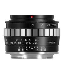 TTArtisan 23mm F1.4 소니 E 마운트 APS-C 블랙실버