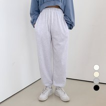 밀키버터 여성용 베이직 조거 트레이닝 팬츠