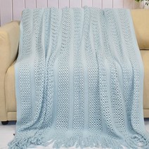 JCP 크로셰 패턴 니트 블랭킷