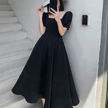 라라온 루이드 핀턱 퍼프 원피스