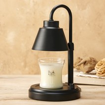 에인디 높이조절 초초 캔들워머 블랙 + 소이캔들 150g 세트, 화이트웨딩, 1세트