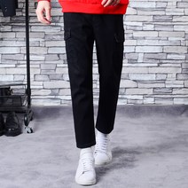 타운클로 남성용 9부 완벽핏 카고 청바지