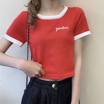두봄 여성용 트렌드 투톤 셔츠