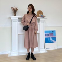 멜디브 스트링 롱원피스 OPS5929K11