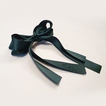 여아용 프라임 리본 무광 볼륨 꼬리 리본 10cm 자동핀