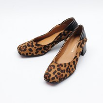 여성용 첼리 레오파드 펌프스힐 B267_소고619 호피