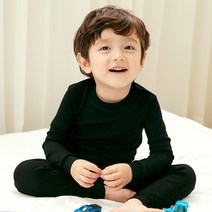 배냇베이비 아동용 데일리솔리드 긴팔 실내복 세트