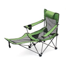 캠핑용 접이식 그물 레저의자, 그린, 1개