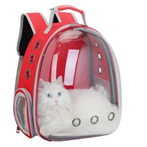 YOU&ME 반려동물 우주선 가방, 레드
