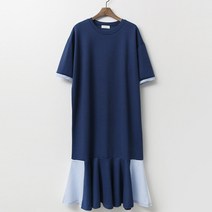 후니네 프리즘 임산부 롱 원피스