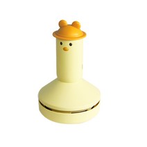 디월스 데스크탑 진공청소기 큐티오리, 옐로우, 1개