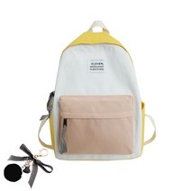 심플 대용량 데일리 백팩 + 가방고리 B118
