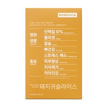 맘스틱 수제 슬라이스 강아지 간식 150g, 돼지귀, 1개