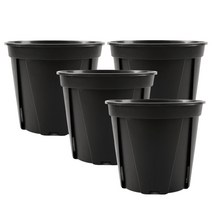 모리앤 슬릿화분 4p, 블랙