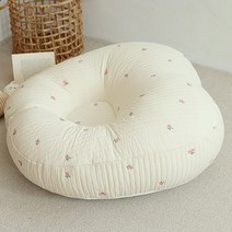 아솜느 유아용 순면 100수 자수 역류방지 쿠션, 블라솜