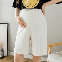 에어 브이웨스트 하이 5부 임부복 바지