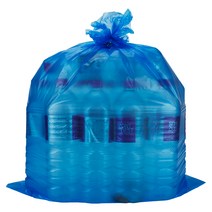 쓰리포 분리수거함 평판 쓰레기봉투 청색, 200매, 60L