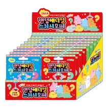 단비나인 랜덤 애니멀 스퀴시 모찌 4종 x 4p 세트, 혼합색상