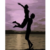 순잠 깜찍 모던 수채화 유채화 개릭터 그림그리기 DIY 세트 40 x 50 x 1.6 cm, 25 리얼리티 허그