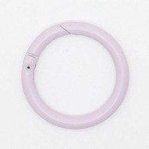 동대문단추왕 컬러 원터치 오픈형 오링 25mm, 라이트퍼플, 2개