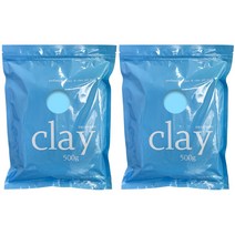 전문가용 클레이 2p, 연한파랑, 500g